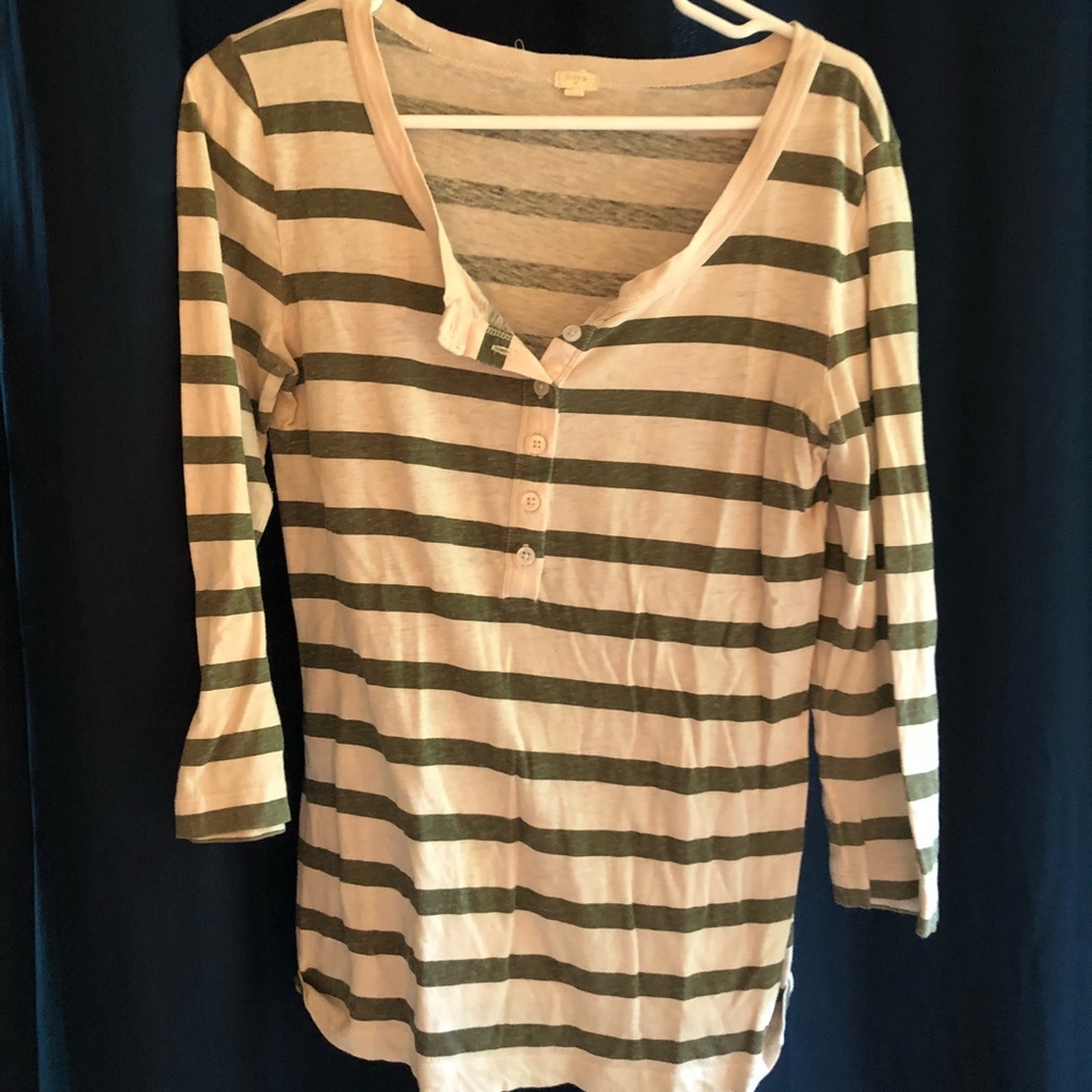 Jcrew striped shirt
